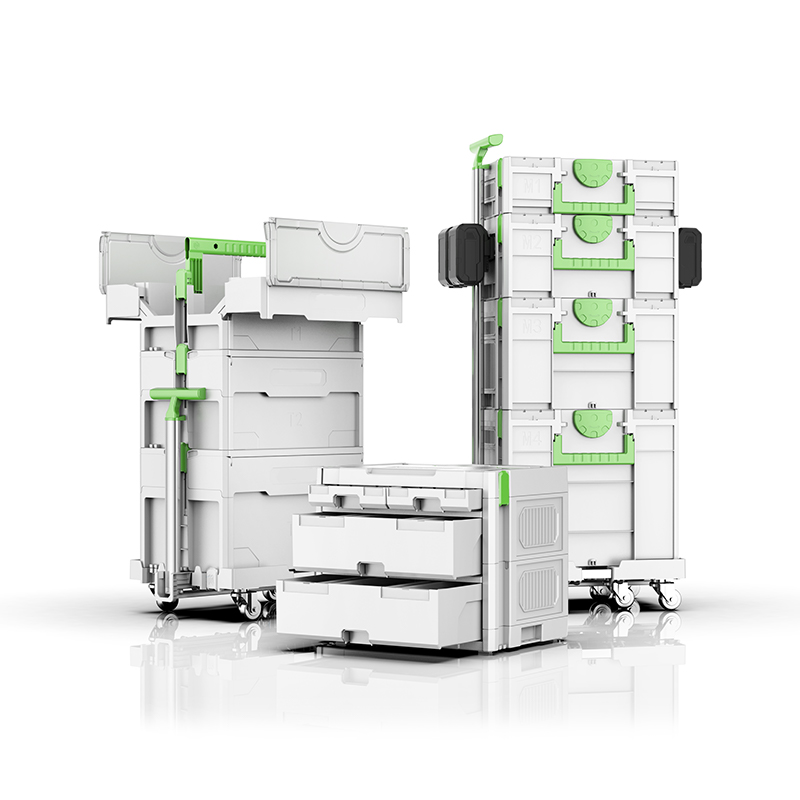 YW-een modulaire plastic elektrische gereedschapskist