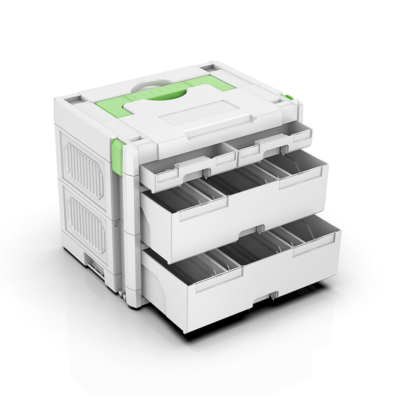 YW-een modulaire plastic elektrische gereedschapskist YW-een modulaire plastic elektrische gereedschapskist