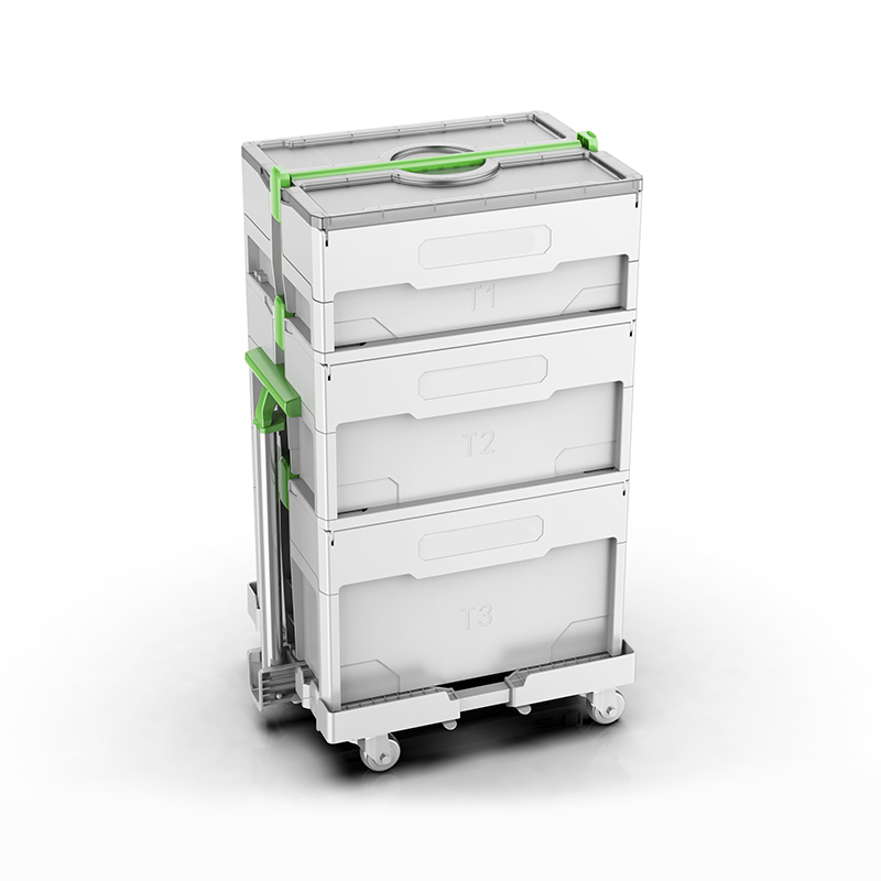 YW-een modulaire plastic elektrische gereedschapskist YW-een modulaire plastic elektrische gereedschapskist