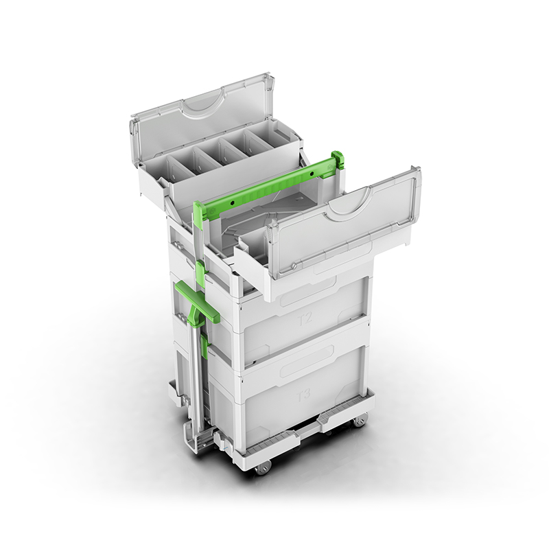 YW-een modulaire plastic elektrische gereedschapskist YW-een modulaire plastic elektrische gereedschapskist