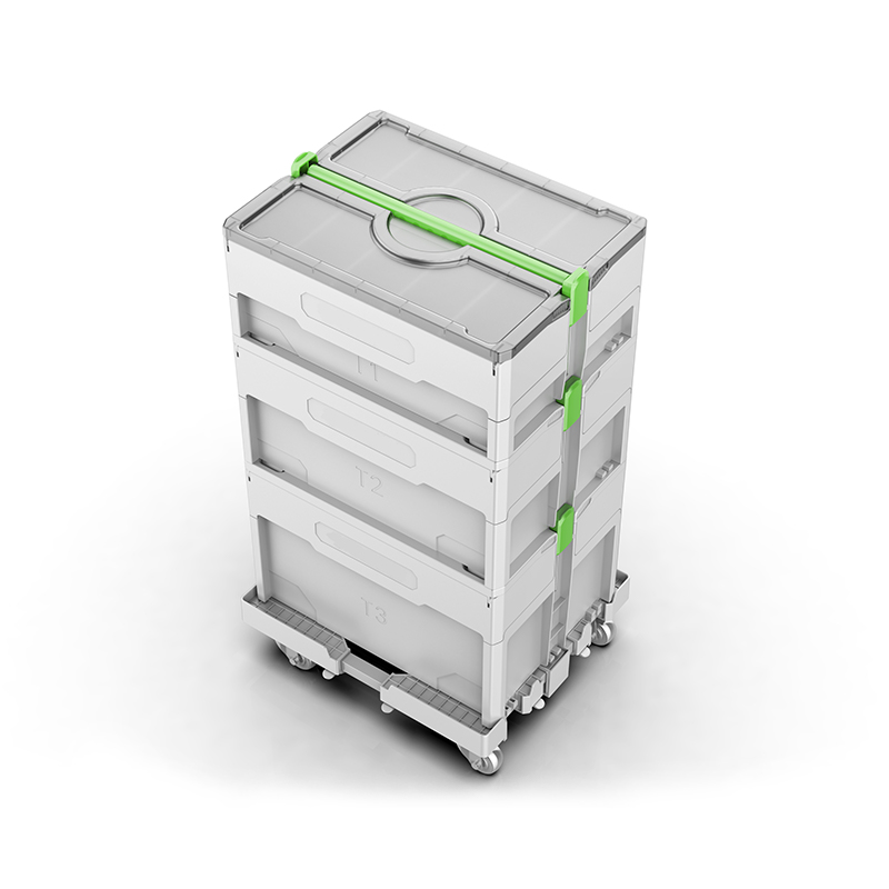 YW-een modulaire plastic elektrische gereedschapskist YW-een modulaire plastic elektrische gereedschapskist