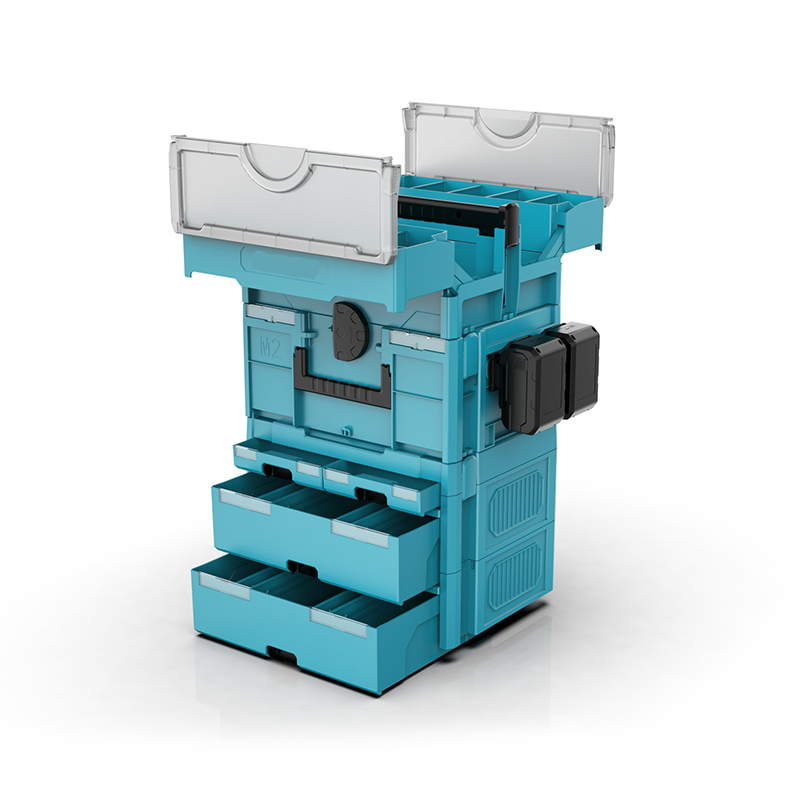 YW-een modulaire plastic elektrische gereedschapskist YW-een modulaire plastic elektrische gereedschapskist